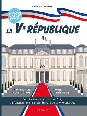 cover image of C'est quoi ? La Ve république